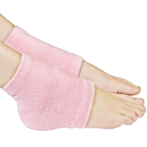 Moisturising Gel Heel Socks Protector Cushion Men Women Miss - Picture 1 of 5