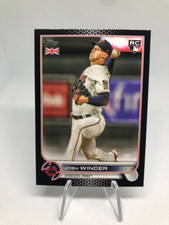 Josh Winder 2022 Topps UK Edition Black /125 Card #218 Twins