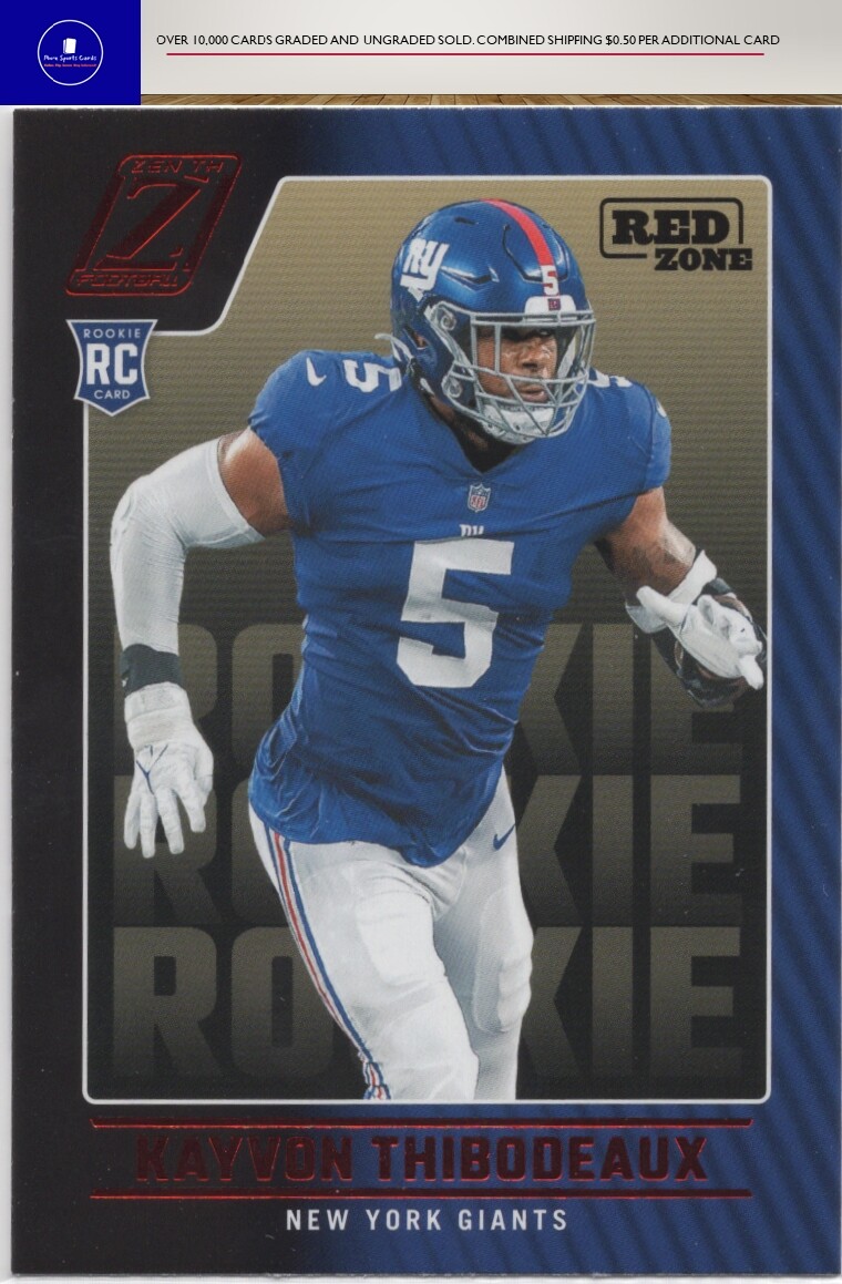 2022 Zenith #150 Kayvon Thibodeaux Red Zone NM or Better