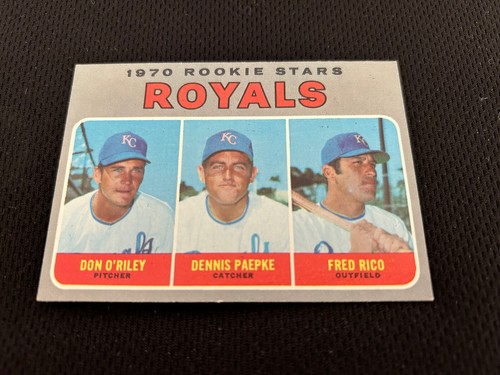1970 KANSAS CITY ROYALS HIGH #552 ROOKIES TOPPS BASEBALL CARD