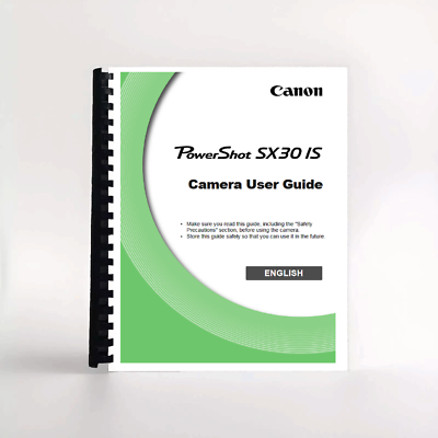#ad #ad Owners Manual for Canon SX30 IS Power Shot Camera $23.88