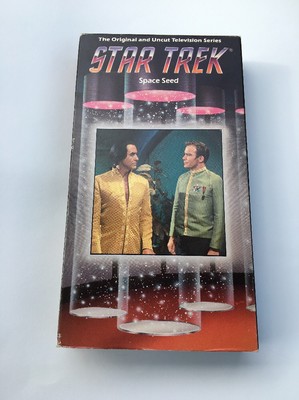 Star Trek Classic VHS with Previews-Episode 24-Space Seed-TESTED