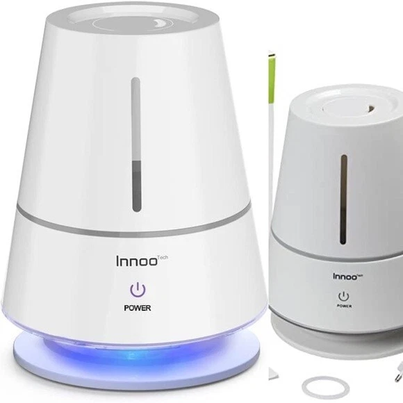 2/4/6L Humidifier Top Fill Large Home Office Cool Mist W/Humidistat DIffuser - Image 2 of 4