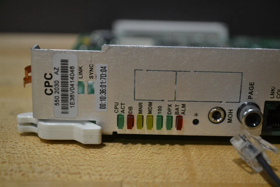 Inter-tel Intertel Axxess CPC 64 550.2030 V10.001 Phone Card - Image 2 of 4