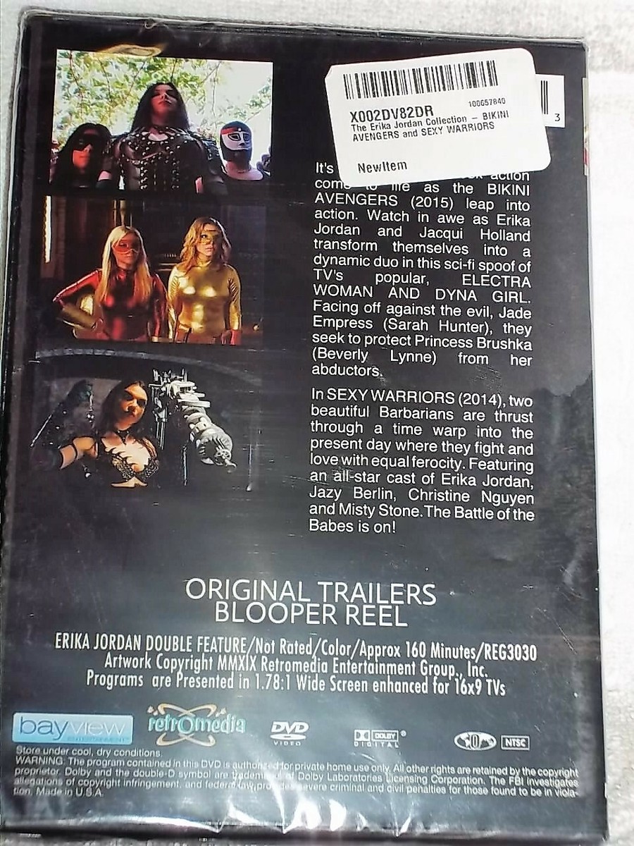Bikini Avengers/ Sexy Warriors (DVD, 2019) NEW Erika Jordan Christine Nguyen