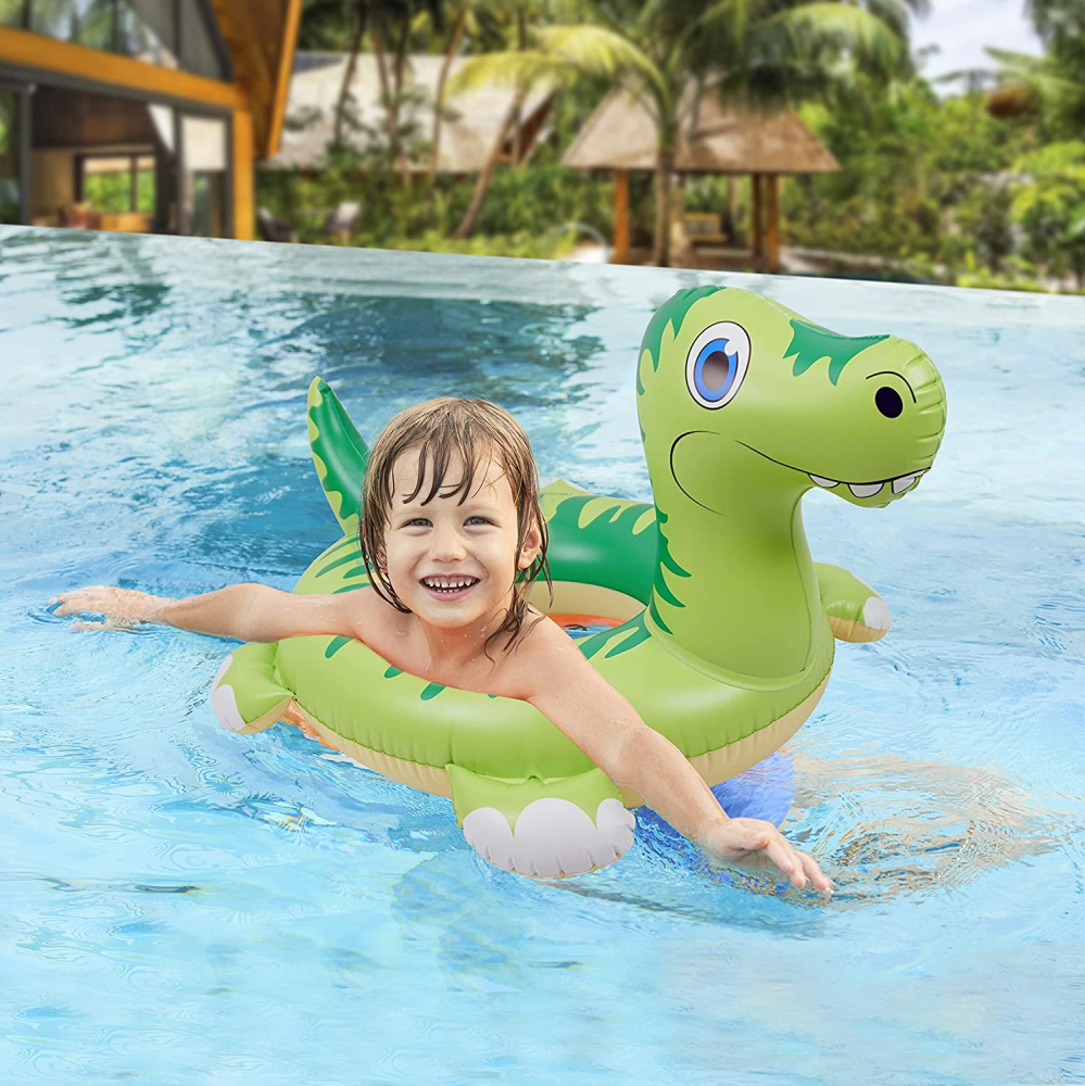 large dinosaur pool float