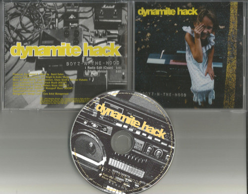 DYNAMITE HACK Boyz in the Hood 2TRX CLEAN RADIO EDIT PROMO CD Single MINT