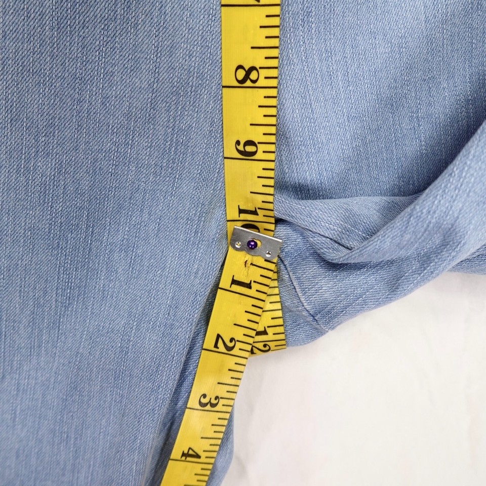 Soft Surroundings METRO Pale Denim Legging Pants Womens Small Ankle