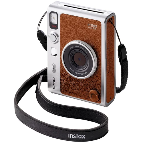 FUJIFILM INSTAX MINI EVO Hybrid Instant Camera (Brown) New - Picture 5 of 7