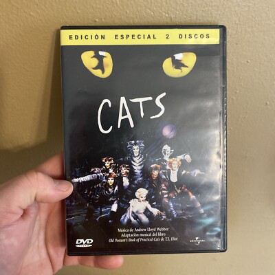CATS, MUSICAL BY DAVID MALLET, 2003 MEXICAN DOUBLE DVD, MUSICALS