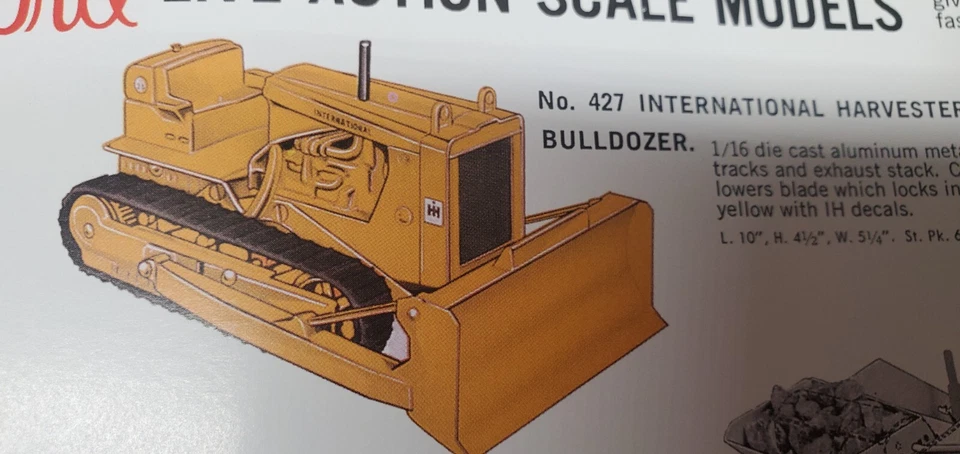 Ertl International TD 25 Bulldozer Casting 1966 - Image 2 of 4