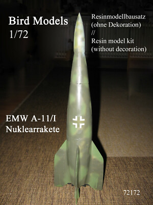 EMW A-11/I Nuclear Missile 1/72 Bird Models Resin Kit / Resin Kit