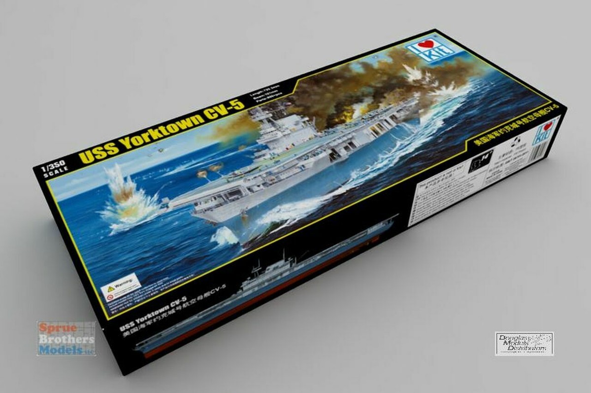 Yorktown CV-5 1/350 木製飛行甲板/エッチングパーツ別売り付き Yorktown CV-5 1/350 木製飛行甲板/エッチングパーツ別売り付き