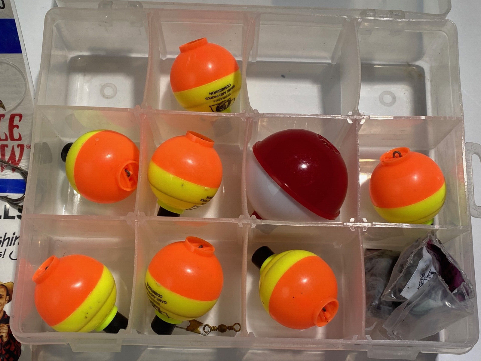 Trilene Fishing Line, Water Gremlin Sinkers , Plastic Bobbers & Hooks*BNT3652*