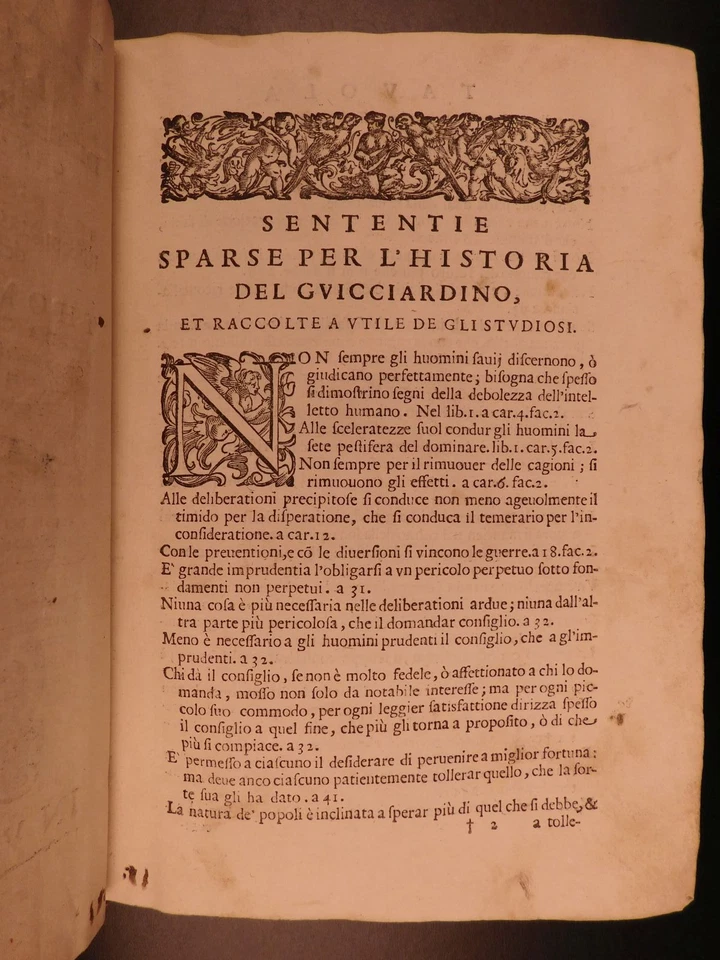 1640 History ITALY Francesco Guicciardini Clement VII Politics Law Rome ITALIAN - Image 3 of 4