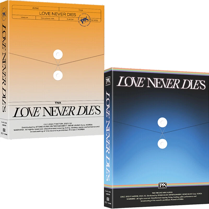 TNX [LOVE NEVER DIES] 2nd Mini Album CD+2 Book+Card+Poster+Sticker