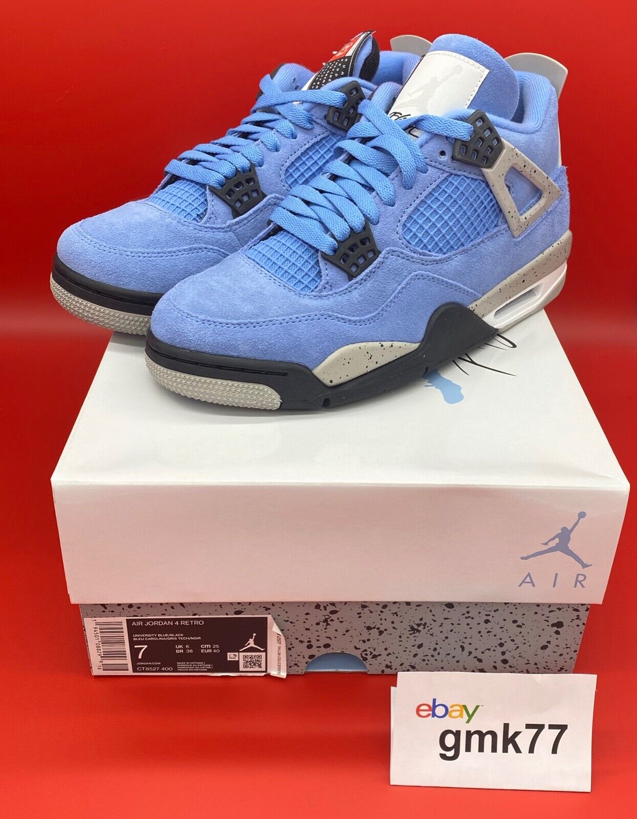 Air Jordan 4 University Blue UNC CT8527-400 Release Date - SBD