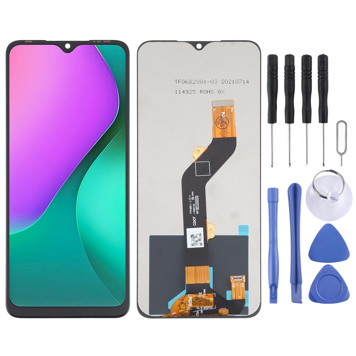 LCD Screen and Digitizer for Infinix Hot 10 Play Smart (India
