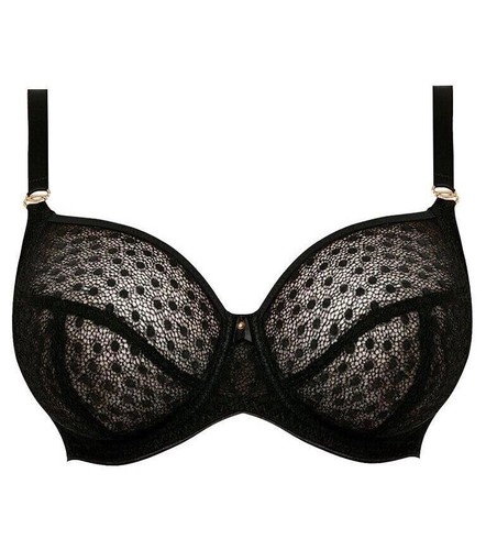 Freya Starlight Hero Bra Black Size 34GG Underwired Side Support Balcony 5202 - Picture 12 of 12