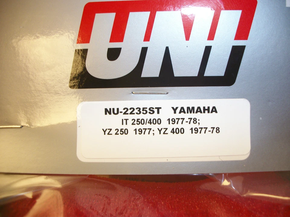  Filtro de aire Yamaha IT 250 / IT 400 YZ 250 YZ400 UNI NU-2235 ST AHRMA MX  Foto 4 de 4