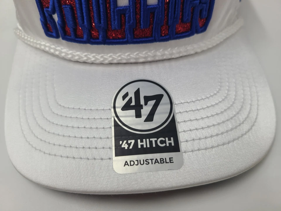 Women Philadelphia Phillies 47 Brand Hitch Outspoken Rope Snapback Hat Cap MLB - Image 3 of 4