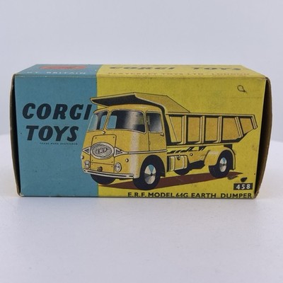 Vintage Corgi 458 E.R.F. Model 64G Earth Dumper EMPTY Original Box -  Box Only 