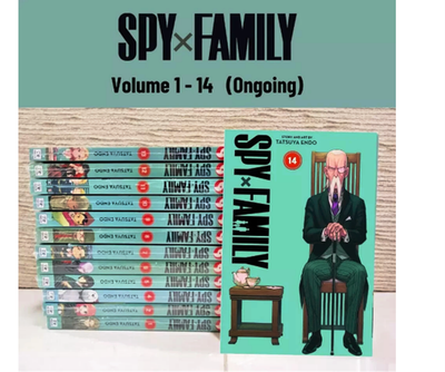 SPY X FAMILY Manga ENGLISH Comics FULL SET (Volume 1-14) - DHL