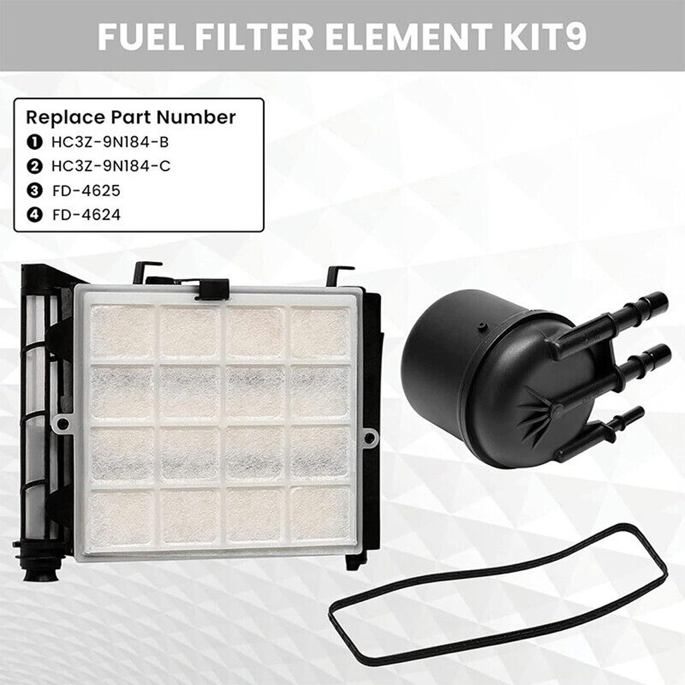 2PCS Diesel Fuel Water Filter FD4624 Replacement Fit For F‑250/F‑350/F‑450/F‑550 thumbnail 5