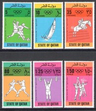 1976 QATAR, SG N° 598/03 - Jeux Olympiques de Montréal - MNH**
