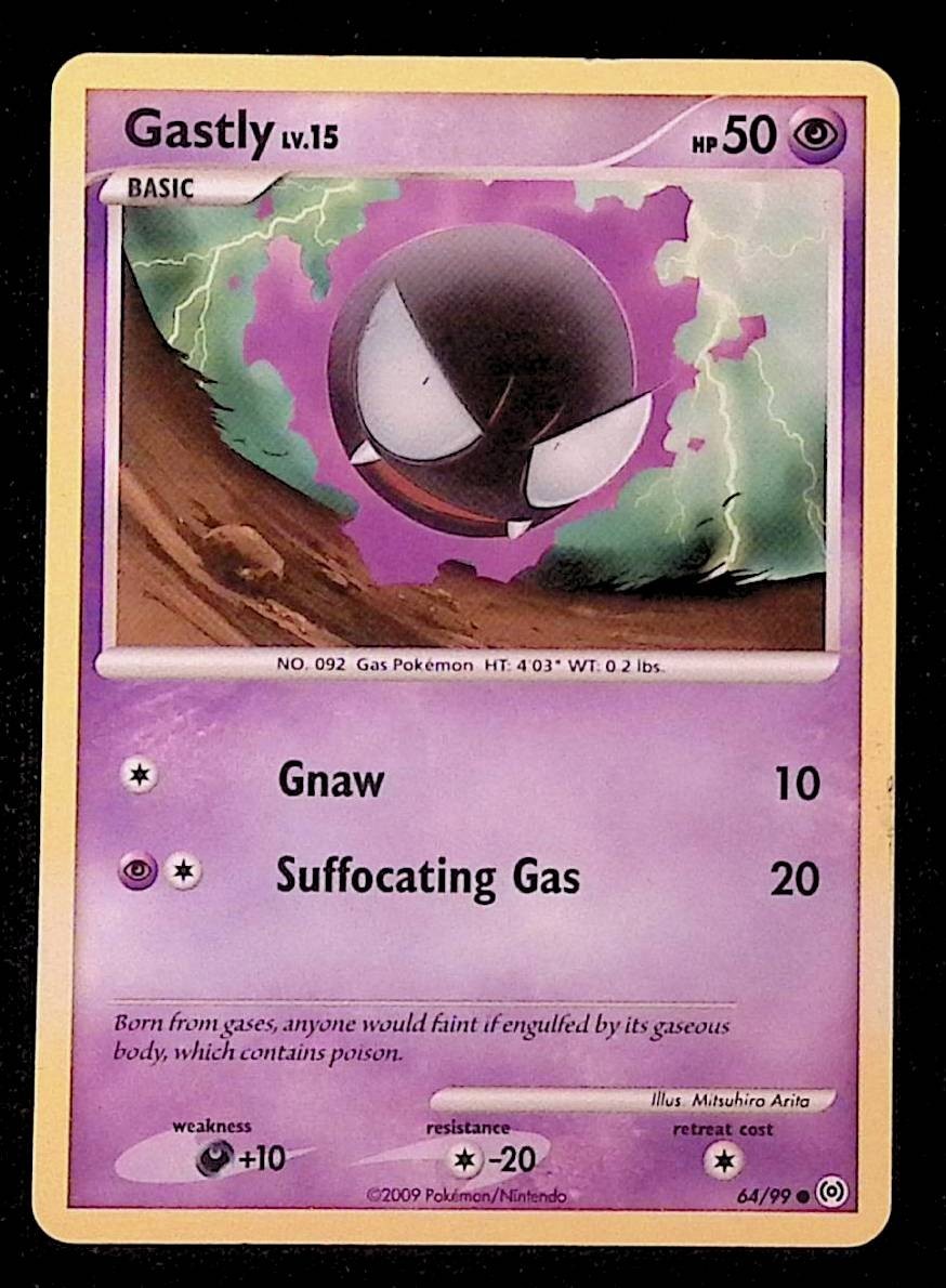 Gastly 64 Pokemon Arceus Psychic Basic Common