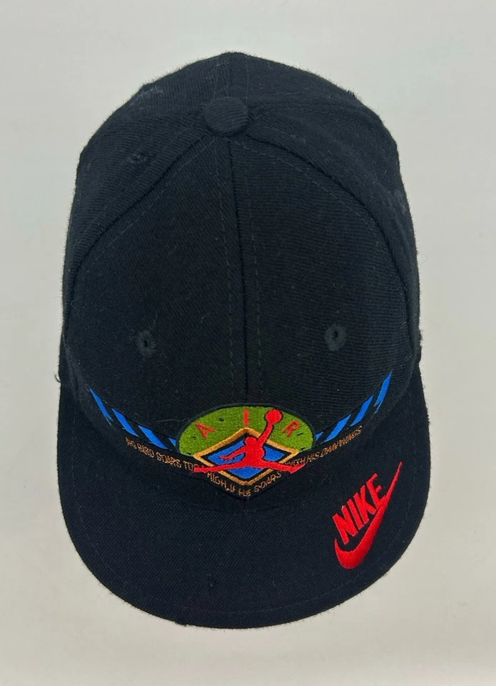 Vintage Nike Air Jordan Legendary Jumpman YOUTH Snapback Cap Hat - Image 3 of 4