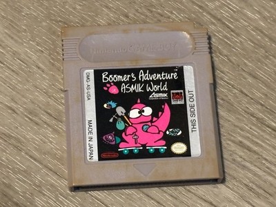 Boomer's Adventure in ASMIK World Nintendo Game Boy Cleaned & Tested Authentic
