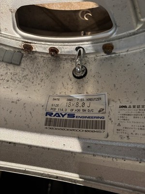 深いリム レイズ JDM RAYS ENGINEERING KREUTZER Rays Victrix Kreutzer - 18” - 5x114.3 240sx Sr20 Jdm Rays volk