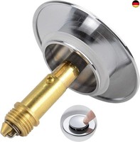 Messing WaschbeckenstöPsel-66Mm Abflussstopfen Pop Up StöPsel Waschbecken Mit D