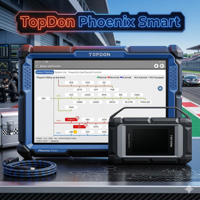 NEW TOPDON Phoenix Smart OE-Level Diagnostic Scanner ECU Programming CAN-FD MDCI