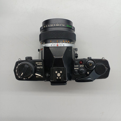 OM-4 Ti 50mm f1.4 Excellent Condition] Olympus OM4Ti Black + ZUIKO