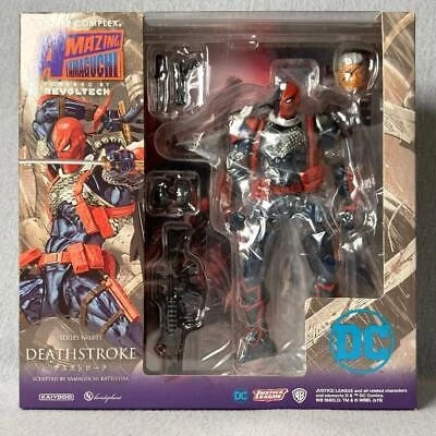 Kaiyodo Revoltech DC Increíble Yamaguchi No. Figura Deathstroke 011 Foto 4 de 4