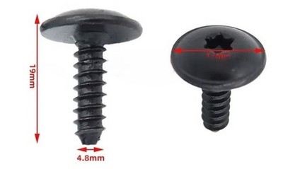 50 x  Original Torx Schrauben Radkasten 4,8 x 16 mm für AUDI VW - N90775001