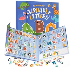 Magnetic Alphabet Letters Set – ABC Spelling & Vocabulary Learning Toy for Kids