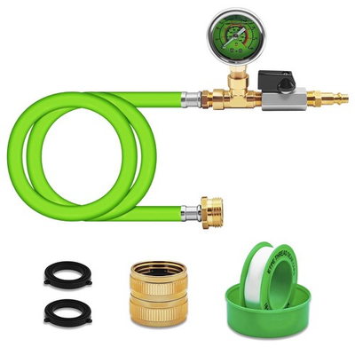 #ad RV Winterizing Kit with Pressure Gauge 60inch Winterize Hose 3 4quot; GHT Blow Out $35.24