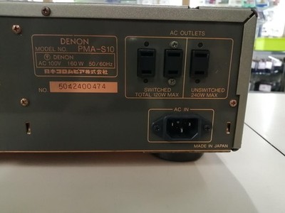 DENON PMA-S10 Integrated Amplifier Working & Tested JP | eBay