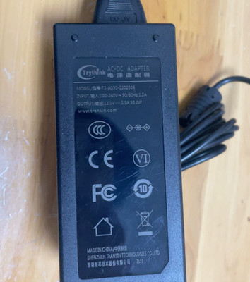 Original Trythink TS-A030-1202506 12V 2.5A 30W AC Adapter For Routers Camera