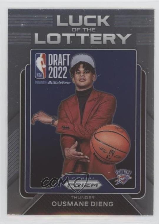 2022-23 Panini Prizm Luck of the Lottery Ousmane Dieng #2 Rookie RC 12g7