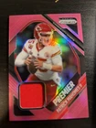 2025 Panini Prizm - Premier Jerseys Patrick Mahomes II #PJY-PMA Pink Prizm (MEM)