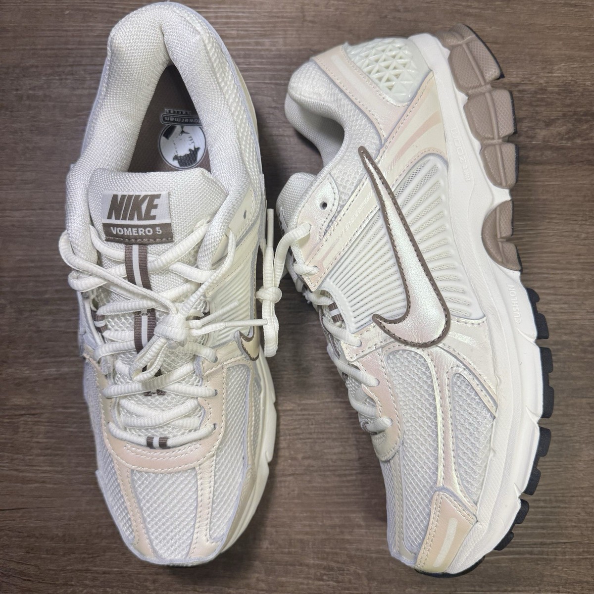 Nike W Air Zoom Vomero 5 'Sail Mink Brown' Wmns Size 12.5/Men Size