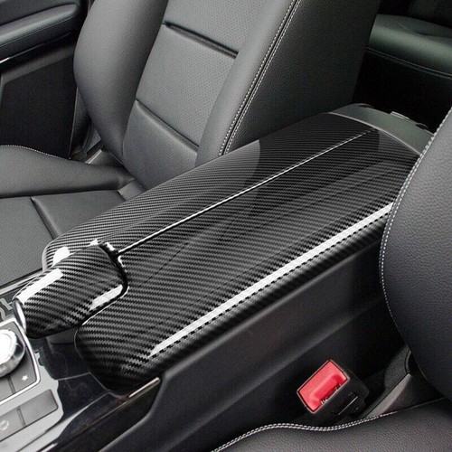 Box Cover-Carbon Fiber Center Armrest For E Class W212 2010-2015