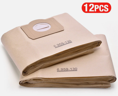 12 PACK for KARCHER Vacuum Bags WD3 WD3.5P Premium MV3P WD3.300M A2504 A2204 AU