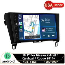 10.1" Car Stereo For Nissan Rogue X-Trail Qashqai 2014+ Support Factory 360 CAM