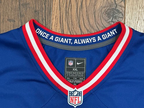 New Nike Malik Nabers New York Giants Vapor FUSE Jersey Sz 2XL $175 RARE - Picture 5 of 11