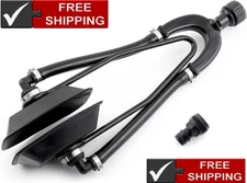 Dual Feed Boat Motor Flush Kit Muffs and Hose Fittings Outboard Engine Flushing